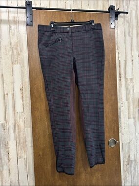 NWOT - Ride-ap Women’s Grey & Pink Plaid Full-Seat Riding Breeches